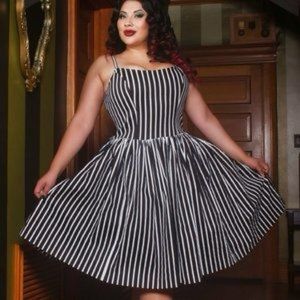 Unicorn Nightmare Before Christmas Jack Stripe Jenny Pinup Girl Size L